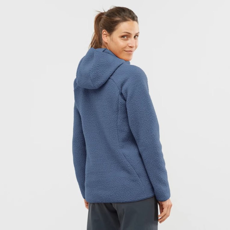 Blue Salomon Outline Warm Teddy Full Zip Women's Jackets | PH 27691N